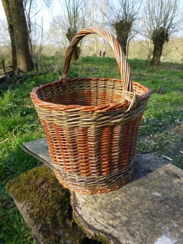 Panier rond à provisions