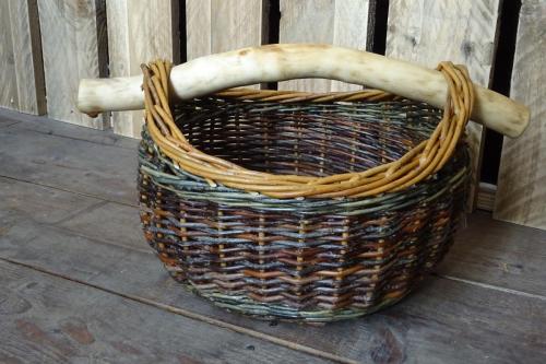 Panier rond (anse peuplier)